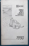 1990 Ski Doo Formula Mach Mx Lt Snowmobile Operation & Maintenance Manual Book. Fixed Price $19.99.