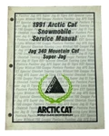 1991 Arctic Cat JAG340 Mountain Super Snowmobile Service Manual 2254-643. Fixed Price $32.99.