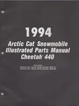 1994 Arctic Cat Snowmobile Cheetah 440 Illustrated Parts Manual P/n 2254-970. Fixed Price $24.19.