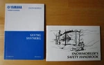 Yamaha SXV70G SXV70ERG Snowmobile Owners Manual & Safety Handbook. Fixed Price $11.99.