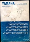 1998 Yamaha Snowmobile VX500XTB,VX600XTB Owners Manual LIT-12628-01-90 (466). Fixed Price $15.39.