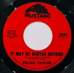 Felice Taylor It May Be Winter Outside + Again Soul 45 Mustang #3024. Fixed Price $19.99.