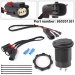 860201261 Usb Plug Power Outlet Dual Ports For Ski-doo Renegade G4 850 Xrs 17-22. Fixed Price $23.98.