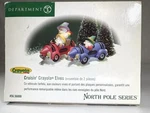 Dept 56 Crayola North Pole Cruisin' Series Elves Set Of 2 New. Fixed Price $19.98.