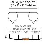 Woodys Dooly Carbide Wear Rods 6IN. DA6-9975. Fixed Price $150.11.
