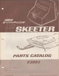 1969 Evinrude Skeeter Snowmobile E2093 Parts Manual. Fixed Price $30.79.