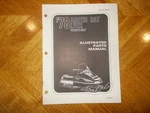 Factory Arctic Cat Illustrated Parts Manual 1978 Lynx 0185-101. Fixed Price $15.00.