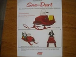 1968 Vintage Dart Snowmobile Brochure Frederick Willys. Fixed Price $13.10.