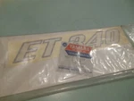 Nos Oem Yamaha ET340B Emblem QTY.1 # 8G8-77356-30-00. Fixed Price $16.95.
