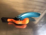 Wham-o Artic Force Snow Trac-ball, Color Blue / Black Orange. Fixed Price $9.00.