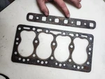 Vtg Mystery Metal Crush Used Engine Tractor Truck Gasket Victor 1830 N62A-304. Fixed Price $60.00.