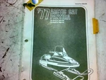 1977 Arctic Cat Snowmobile Pantera P/n 0185-079 Illustrated Parts Manual M232. Fixed Price $10.00.