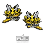Skidoo Team Racing Premium Vinyl Decal Sticker 2-PACK Ski-doo Bee Logo. Fixed Price $47.11.