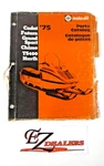 1975 Motoski Grand Sport Snowmobile Parts Catalog Manual Oem 540 400075. Fixed Price $28.99.