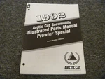 1992 Arctic Prowler Special 0650-197 Snowmobile Parts Catalog Manual. Fixed Price $55.05.