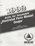 1992 Arctic Cat Snowmobile Cougar Parts Manual 2254-744 (271). Fixed Price $20.98.