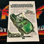 76 John Deere Cyclone 440 Snowmobile Poster Vintage Sled (run Hard). Fixed Price $21.88.