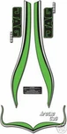 Arctic Cat 1977 Jag Hood Decals Graphics Like Nos. Fixed Price $94.99.