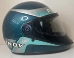Vintage Polaris Snowmobile Helmet, 1990'S, Indy, Wedge Style, Size Xxl. (d.s.). Fixed Price $199.99.