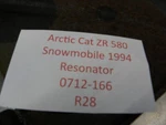 1994 Arctic Cat Zr 580 Resonator. Fixed Price $85.00.
