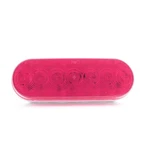 Peterson 820R7 Red Oval Led Stop Turn Tail Light Amp Grommet Mount 6.5" X 2.25". Fixed Price $13.79.