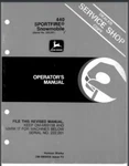1983 John Deere 440 Sportfire Snowmobile Owner Service Manual 42 Pages OM-M69158. Fixed Price $19.95.