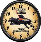 Personalized Snowmobile Racing Thundercat Arctic Sale Repair Sign Wall Clock. Fixed Price $26.95.