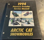 1994 Arctic Cat Snowmobile Pantera-prowler Service Manual P/n 2255-005 (507). Fixed Price $29.99.