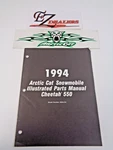 Arctic Cat Snowmobile Parts Manual 1994 Cheetah 550 Oem # 2254-972. Fixed Price $14.99.