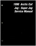1990 Arctic Cat Jag Super Snowmobile Service Manual : 2254-573. Fixed Price $54.75.