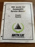 2254-647 Oem 1991 Arctic Cat Prowler Pantera Service Manual M118. Fixed Price $12.00.