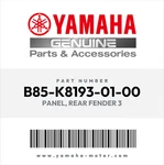 Yamaha Panel Rear Fender B85-K8193-01-00. Fixed Price $274.99.