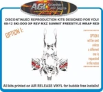 Ski-doo Xp Freestyle Sled Wrap Graphic Rev Mxz Summit 2008 -12. Fixed Price $145.56.
