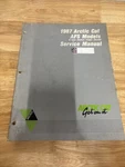 1987 Arctic Cat Afs Eltigre Pantera Cougar Cheetah Service Manual Pn 2254-352. Fixed Price $29.99.