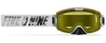 New 509 Kingpin Snowmobile Goggles, White With Polarized Yellow Tint Lens. Fixed Price $99.95.