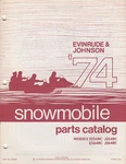 1974 Evinrude/johnson P/n 263529 Snowmobile Parts Manual (013). Fixed Price $27.48.