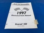 1997 Arctic Bearcat 440 Snowmobile Printed Parts Manual Original Book. Fixed Price $11.50.
