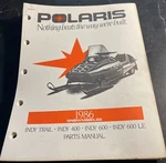 1986 Polaris Snowmobile Indy (see Cover) Parts Manual P/n 991093 (P11). Fixed Price $23.99.