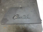 1974-1978 Arctic Cat Cheetah Rear Tool Box Door. Fixed Price $35.95.