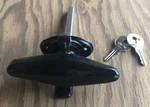 Triton 08387 Locking T-handle With Keys 09578 Black Vinyl Cover. Fixed Price $34.99.