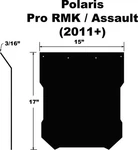 Pdp 10-15021 SF-PRO11PB Snowflap Polaris Rmk/assault/axys 2011+. Fixed Price $52.00.