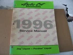 Arctic Cat Snowmobile 1996 Jag L/c Panther Liquid Repair Service Manual 2255-307. Fixed Price $12.95.