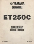 1979 Yamaha Snowmobile ET250C Supplementary Service Manual 12618-00-14 (222). Fixed Price $17.98.