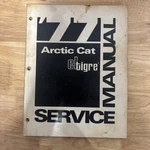 1977 Arctic Cat Eltigre Snowmobile Service Manual P/n 0153-123 (DEN24). Fixed Price $30.99.