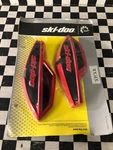 Ski-doo Mxz Xrs 600 800 500SS Oem Red Hand Guards Wind Deflectors Mounts Emp. Fixed Price $59.99.