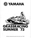 1973 Yamaha Grass Racing Manual For SR292 SR338 SR433 SR643 Thunderjet. Fixed Price $25.00.