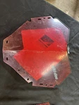 Ski-doo New Oem Low Fixed 12" Windshield Red Chrome 860200482 Rev-xp W4. Fixed Price $79.99.