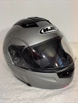 Hjc Sy-max Helmet Gray With Full Face Size Large Really Good Shape. Fixed Price $62.99.