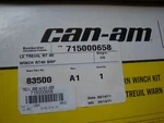 Can-am 11-2018 Comander RT40 Warn Winch Kit 4.000 Lbs 715000658 Motor 1.5 Hp.. Fixed Price $419.99.