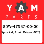 8DW-47587-00-00 Yamaha Sprocket, Chain Driven (40T) 8DW475870000, New Genuine Oe. Fixed Price $205.15.